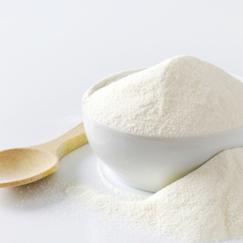 Milk powder without fat